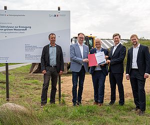 3,55 Millionen Euro für grünen Wasserstoff aus Lübeck